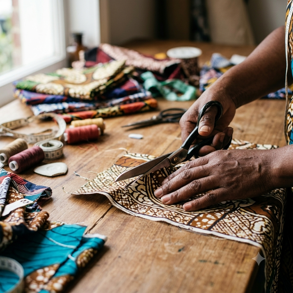 Artisan at work in their studio